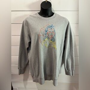 🩶 CV – Grey Embroidered Tunic – Size 2XL
